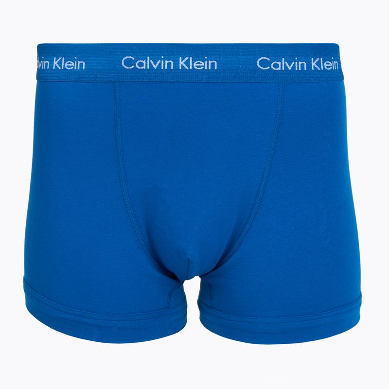Труси чоловічі Calvin Klein 0000U2662G Trunk 3 пари classic blue/porpoise/black 3