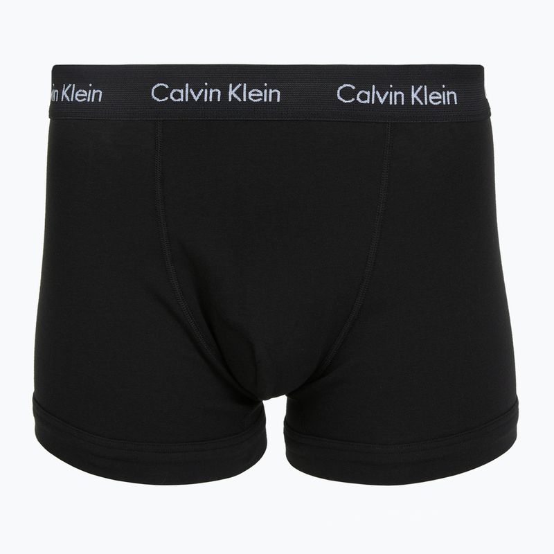 Труси чоловічі Calvin Klein 0000U2662G Trunk 3 пари classic blue/porpoise/black 4