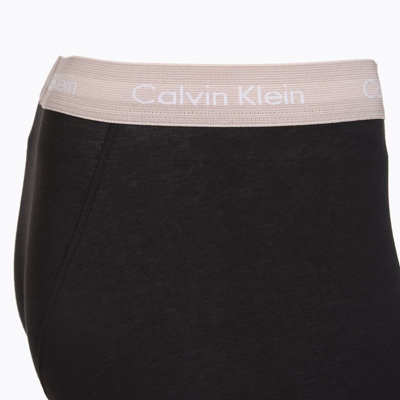 Труси чоловічі Calvin Klein 0000U2662G Trunk 3 пари black w green bloom wb/black w da 6
