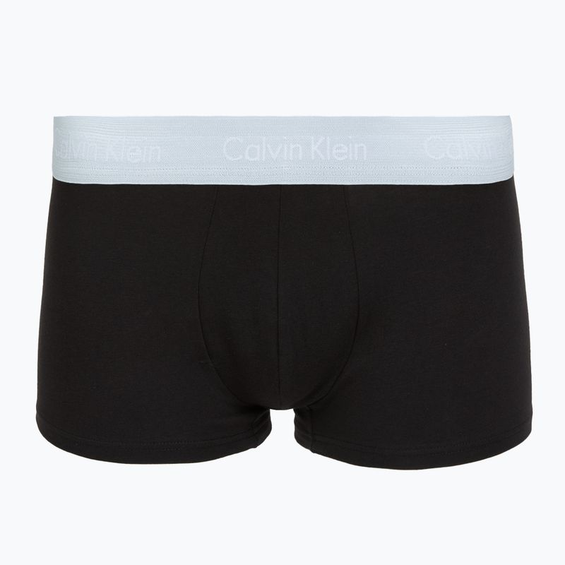 Труси Calvin Klein LV00NB4412 Low Rise Trunk 5 пар black w green bloom wb/black w dazzlin 2