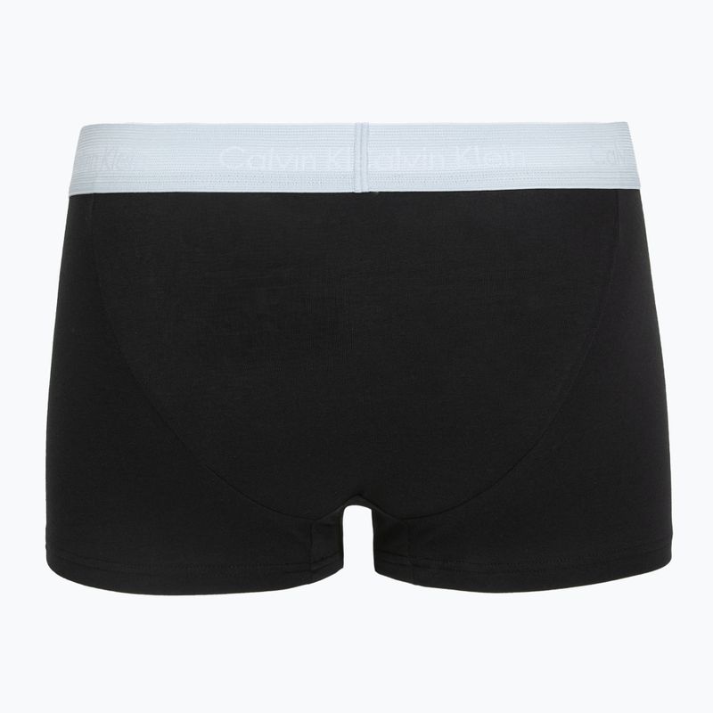 Труси Calvin Klein LV00NB4412 Low Rise Trunk 5 пар black w green bloom wb/black w dazzlin 3