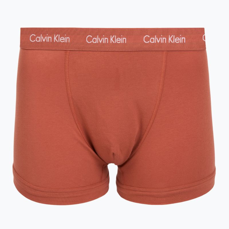 Труси чоловічі Calvin Klein 0000U2662G Trunk 3 пари sodalite blue/redwood/white peppe 6