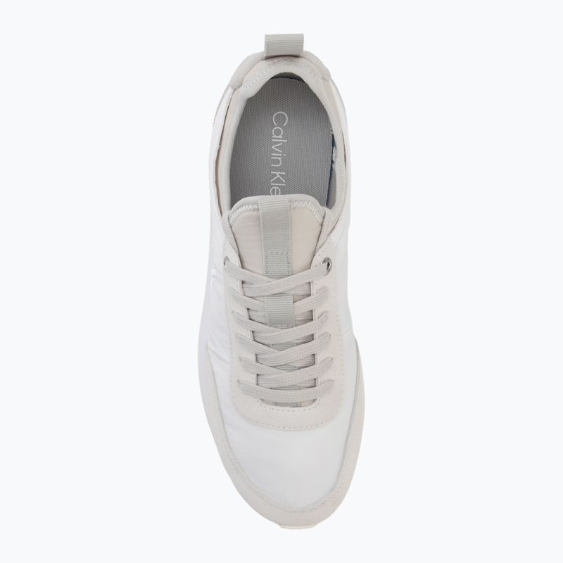 Взуття чоловіче Calvin Klein YM0YM01414 Retro Runner Sock Laceup Mix mat bright white/light grey 5