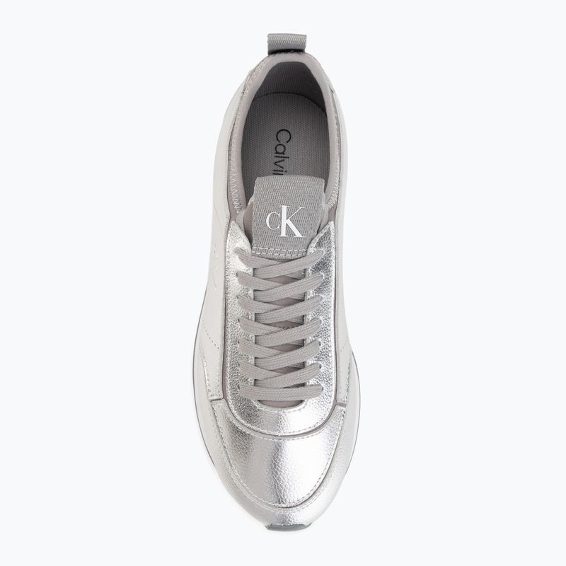 Взуття жіноче Calvin Klein HW0HW03287 Retro Runner Metallic silver 5