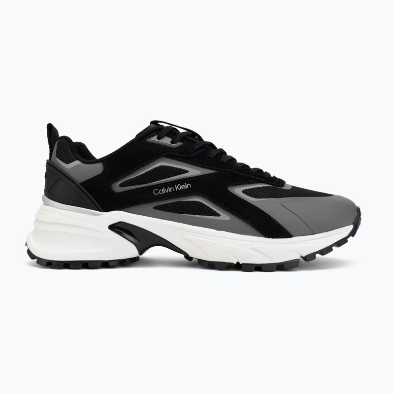 Взуття чоловіче Calvin Klein HM0HM02220 Hike Runner Stripe Mix Nylon Suede black/granite road 2