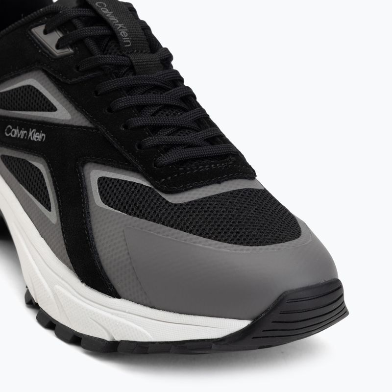 Взуття чоловіче Calvin Klein HM0HM02220 Hike Runner Stripe Mix Nylon Suede black/granite road 7