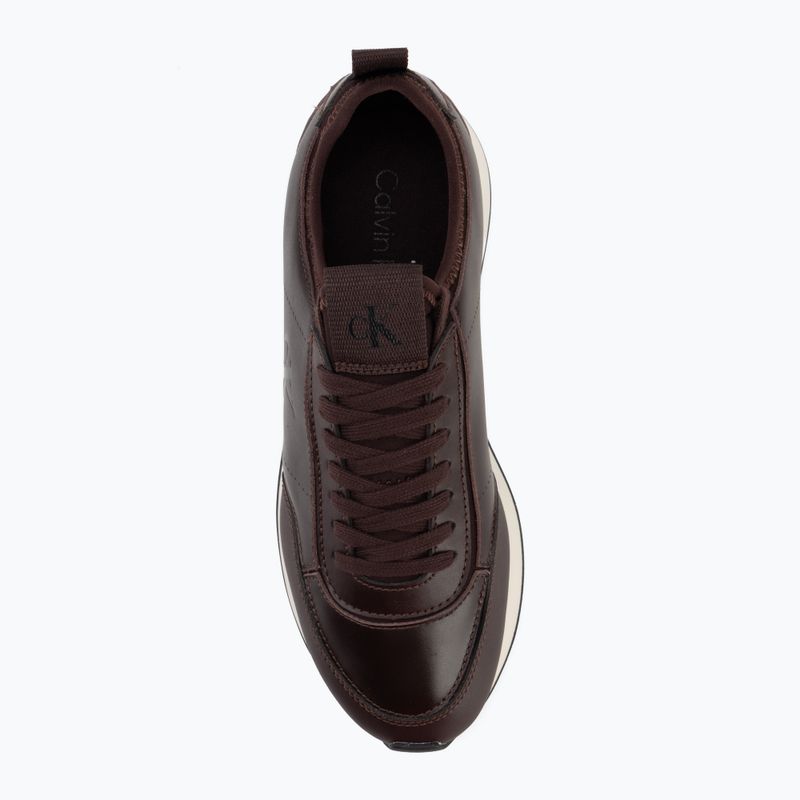 Взуття жіноче Calvin Klein HW0HW03118 Retro Runner Sock PANL Leather Neo bordeaux 5