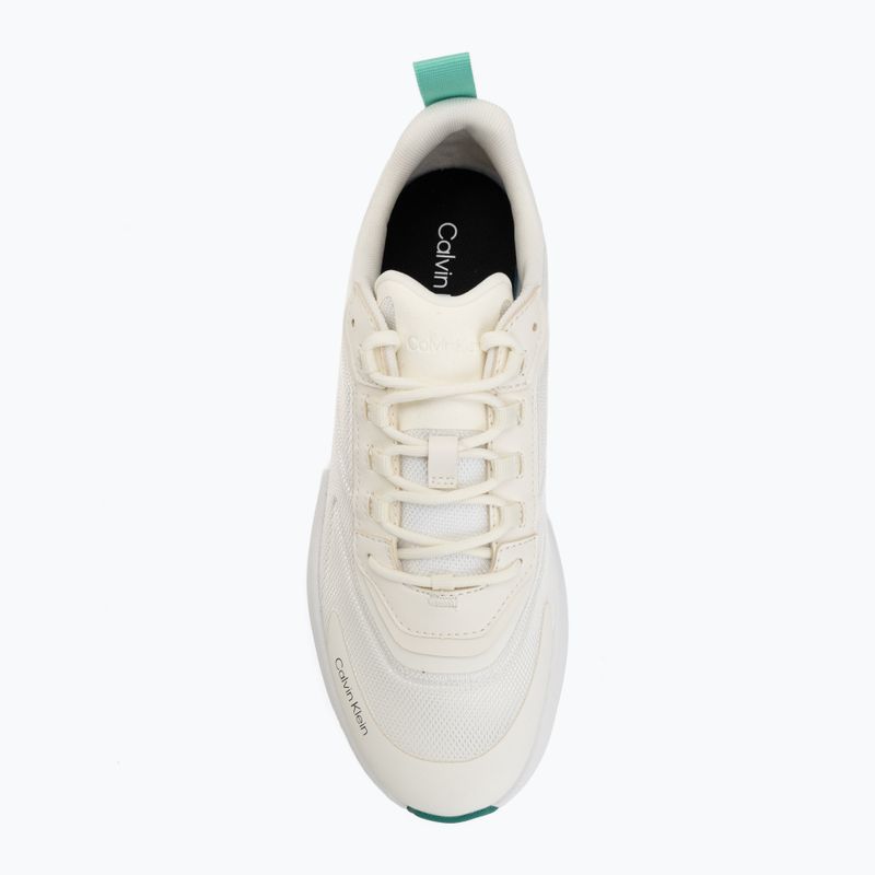 Взуття чоловіче Calvin Klein Volumax Chunky Runner Trainers HM0HM02224 white/marshmallow/street green 5