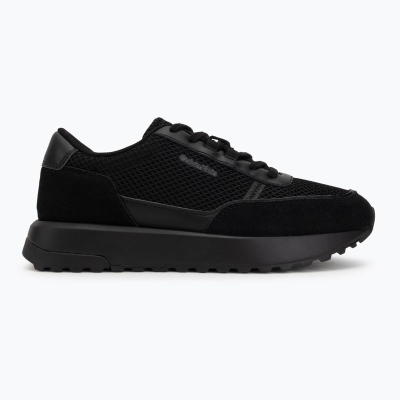 Взуття чоловіче Calvin Klein HM0HM02215 City Runner Laceup Nylon Recycled Suede triple black 2