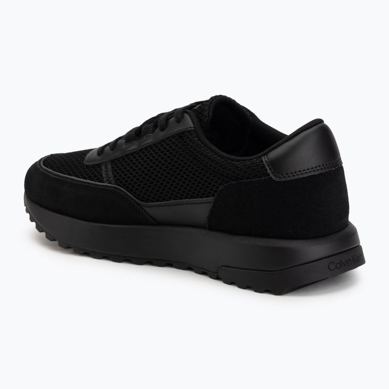 Взуття чоловіче Calvin Klein HM0HM02215 City Runner Laceup Nylon Recycled Suede triple black 3