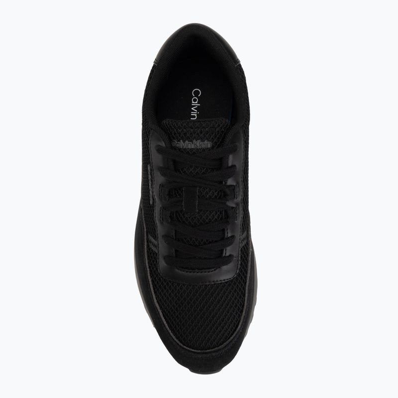 Взуття чоловіче Calvin Klein HM0HM02215 City Runner Laceup Nylon Recycled Suede triple black 5
