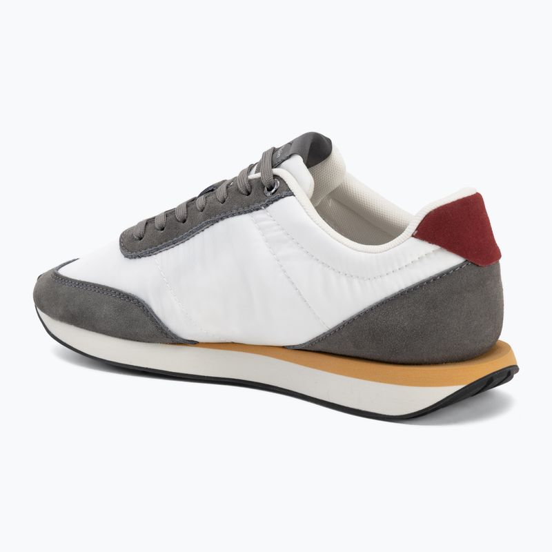 Взуття чоловіче Calvin Klein HM0HM02212 Retro Runner Bans Leather Suede granite gray/white/rhubarb 3