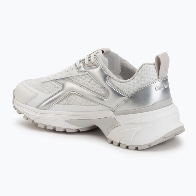 Взуття чоловіче Calvin Klein HM0HM02341 Hike Runner Stripe Met Mix bright white/silver/light grey 3