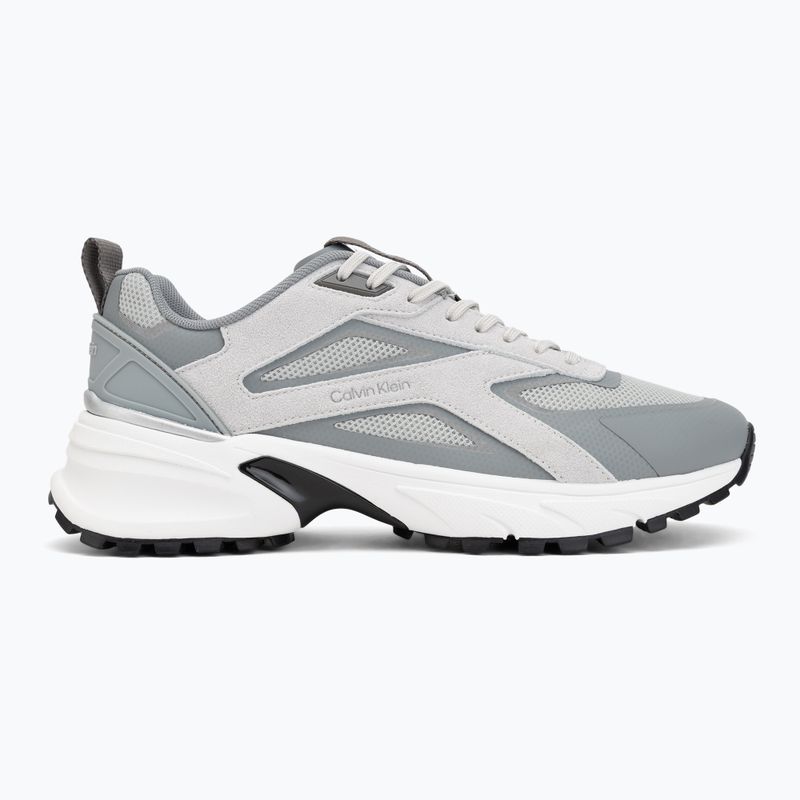 Взуття чоловіче Calvin Klein HM0HM02220 Hike Runner Stripe Mix Nylon Suede light grey/granite grey 2