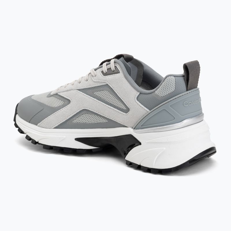Взуття чоловіче Calvin Klein HM0HM02220 Hike Runner Stripe Mix Nylon Suede light grey/granite grey 3