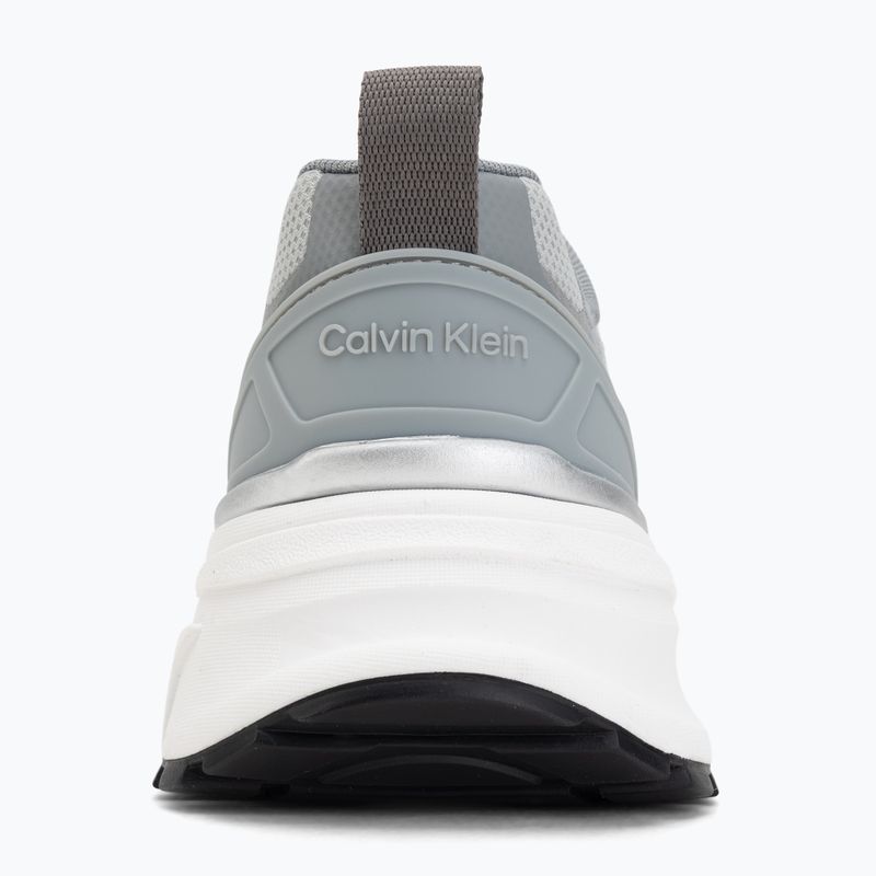 Взуття чоловіче Calvin Klein HM0HM02220 Hike Runner Stripe Mix Nylon Suede light grey/granite grey 6