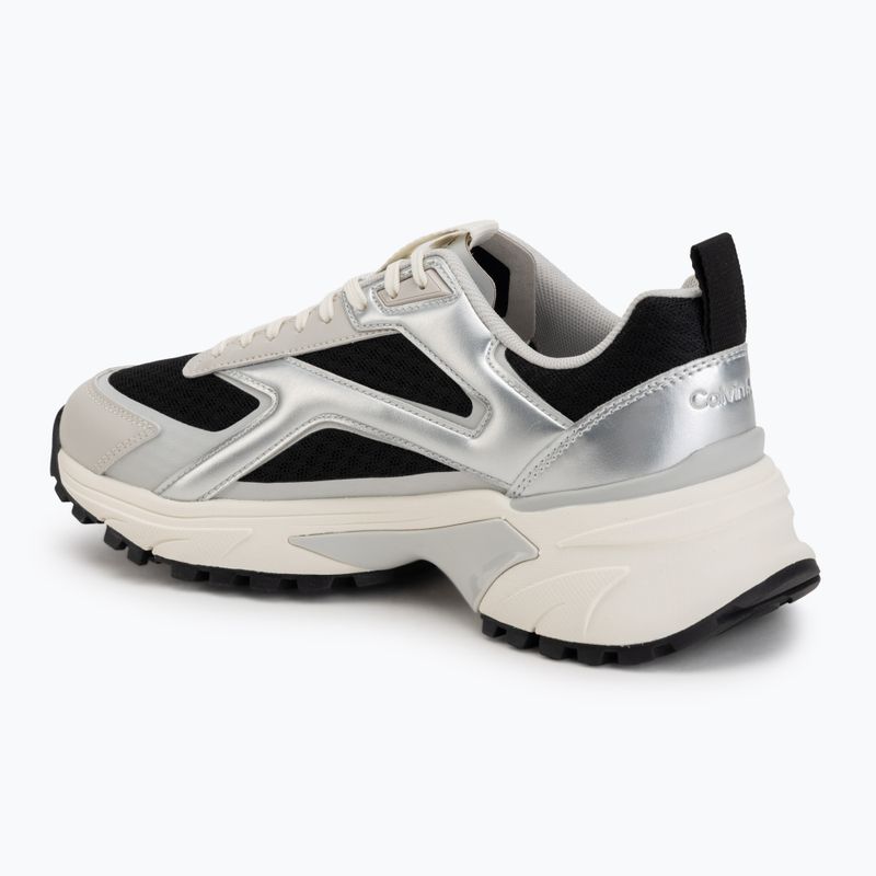 Взуття жіноче Calvin Klein HW0HW03140 Hike Run Stripe Mesh Met black/silver/light grey 3