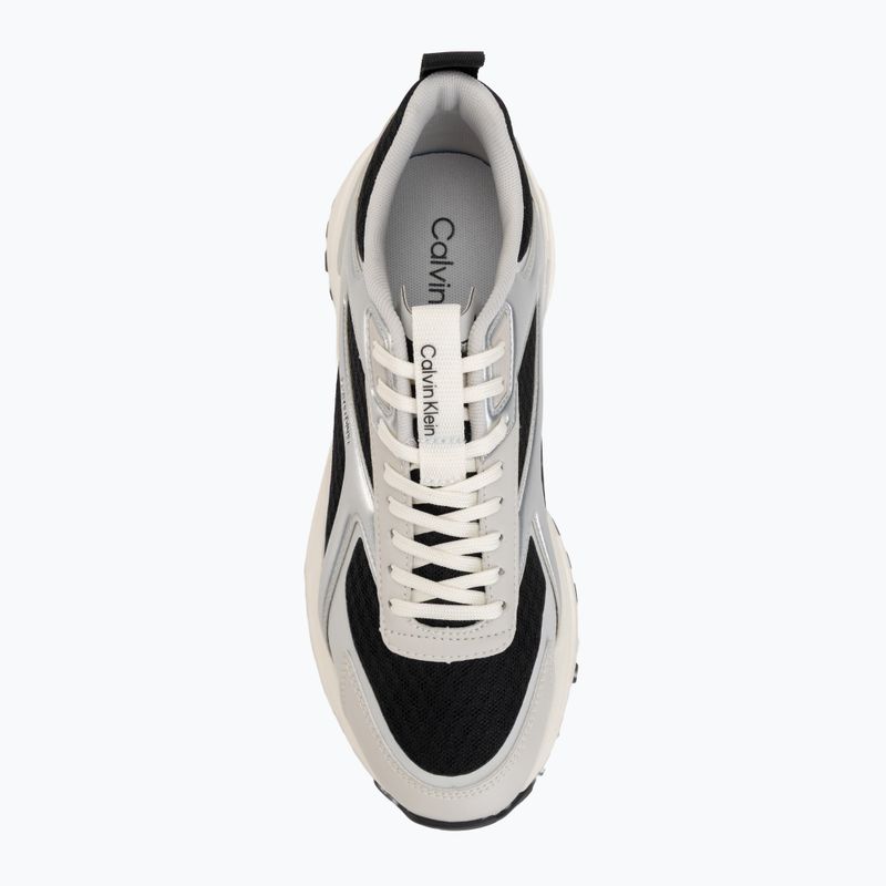 Взуття жіноче Calvin Klein HW0HW03140 Hike Run Stripe Mesh Met black/silver/light grey 5