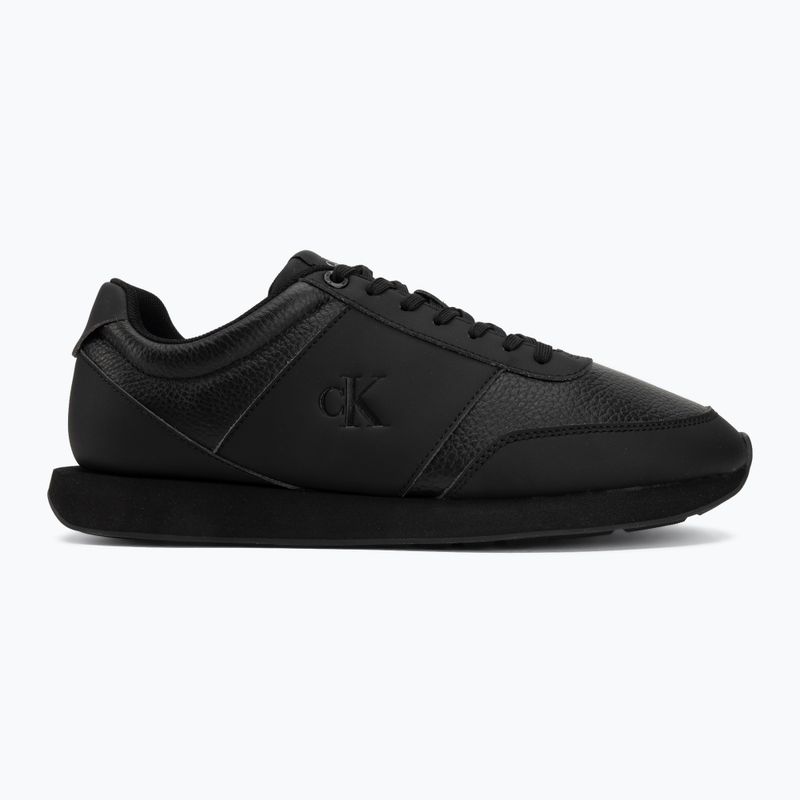 Взуття чоловіче Calvin Klein HM0HM02447 Retro Run Lace Band triple black 2