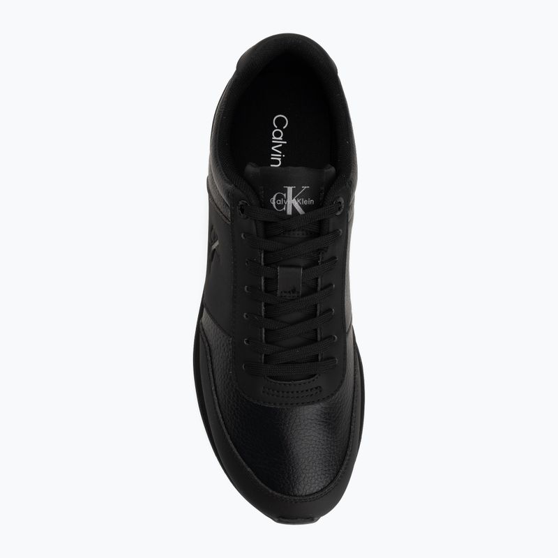 Взуття чоловіче Calvin Klein HM0HM02447 Retro Run Lace Band triple black 5