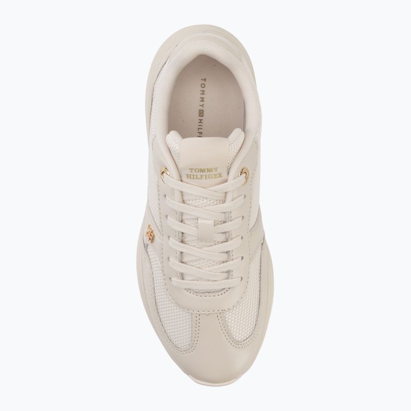 Взуття жіноче Tommy Hilfiger ModernRunner Shiny Leather soft cream 5