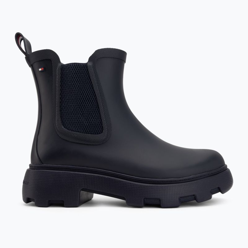 Галоші жіночі Tommy Hilfiger Rubber Flag Cleated space blue 2