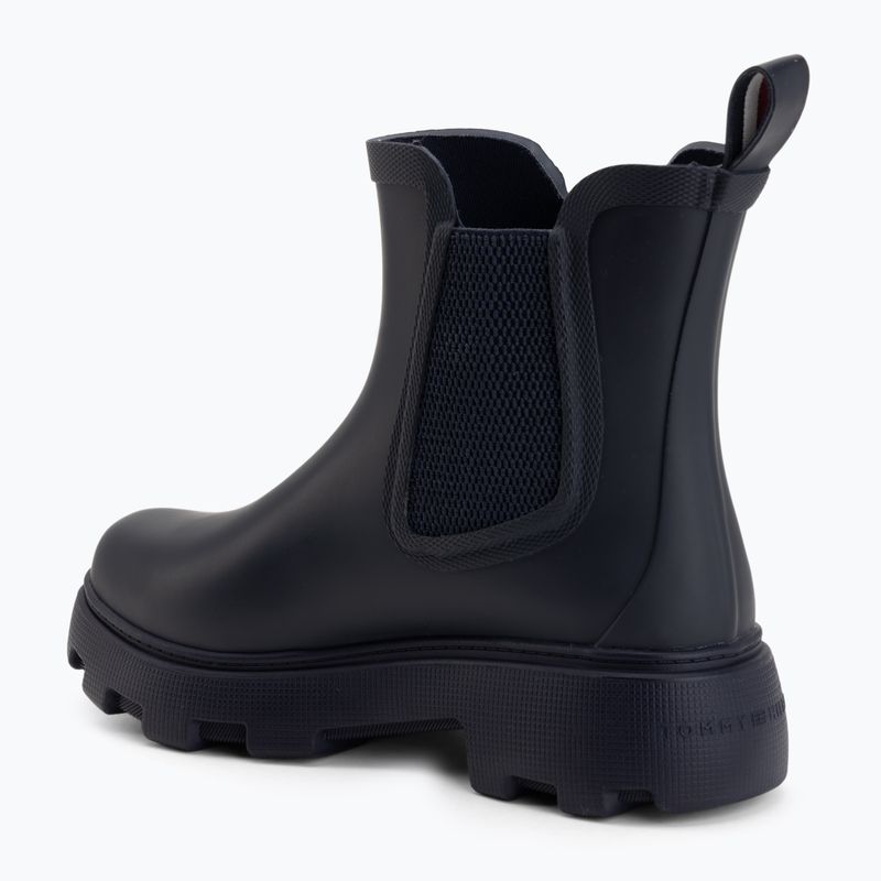 Галоші жіночі Tommy Hilfiger Rubber Flag Cleated space blue 3