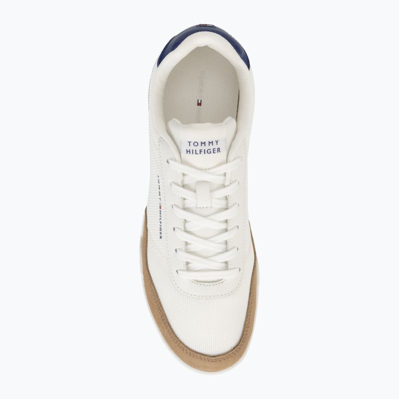 Взуття чоловіче Tommy Hilfiger Low Pro Cupsole Nylon Suede Mix ecru 5