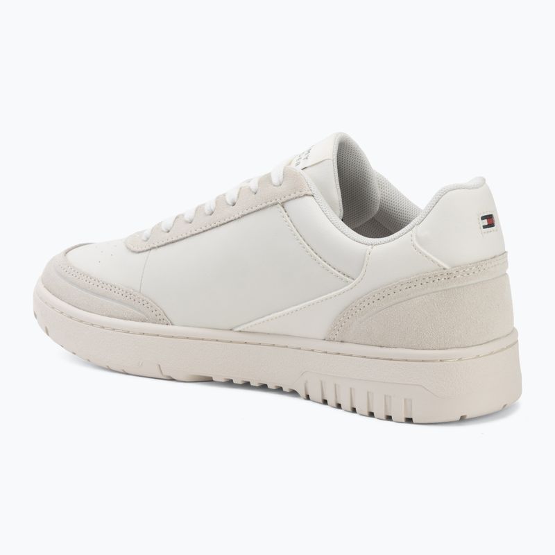 Взуття чоловіче Tommy Hilfiger Basket Core Leather Suede Mix ecru/street green 3