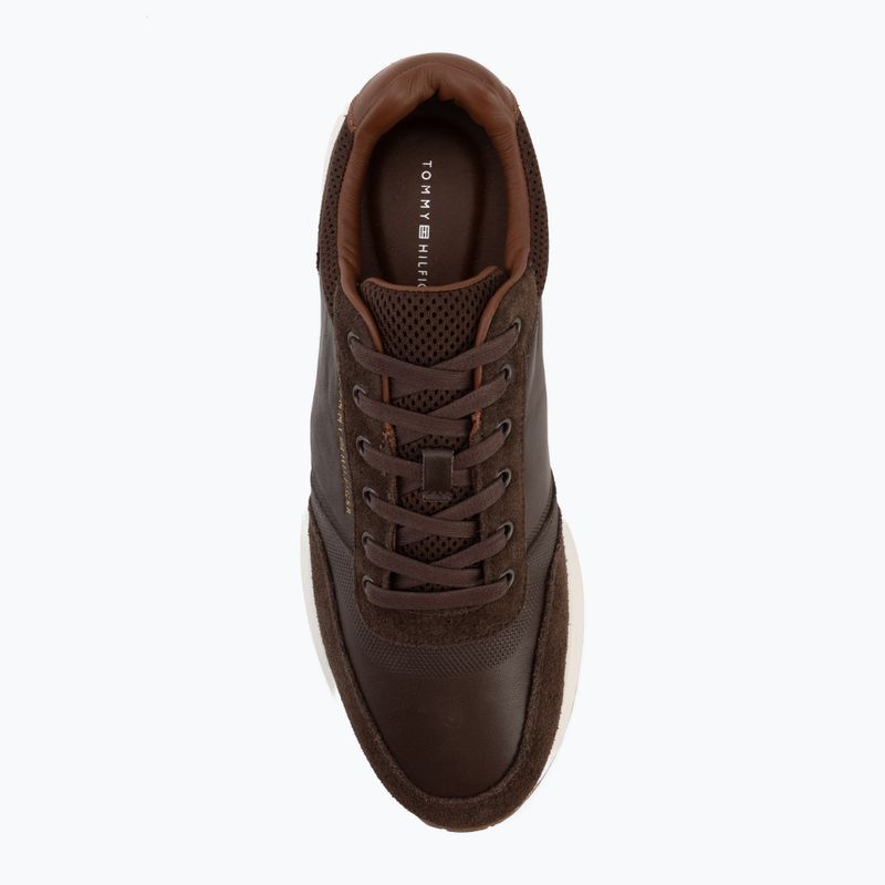 Взуття чоловіче Tommy Hilfiger Runner Suede Mix cocoa tracksuits 5