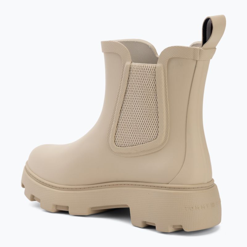 Галоші жіночі Tommy Hilfiger Rubber Flag Cleated classic beige 3