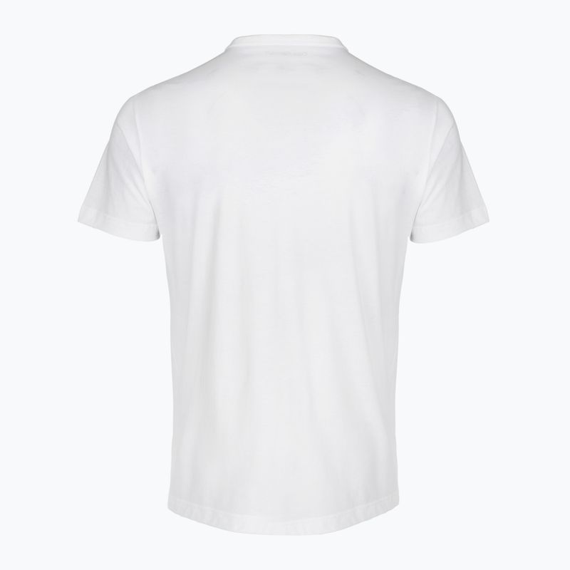 Футболка чоловіча Calvin Klein 000NM2748E Crew Neck classic white w/ blue nights 2