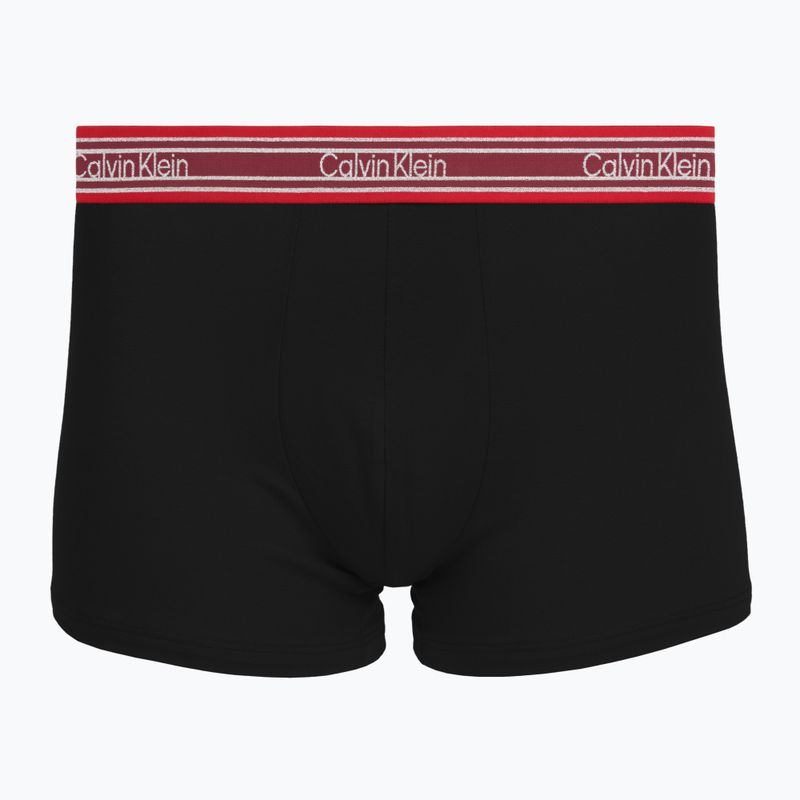 Боксерки чоловічі Calvin Klein LV00NB4615 Trunk black/established red/goji berry 4