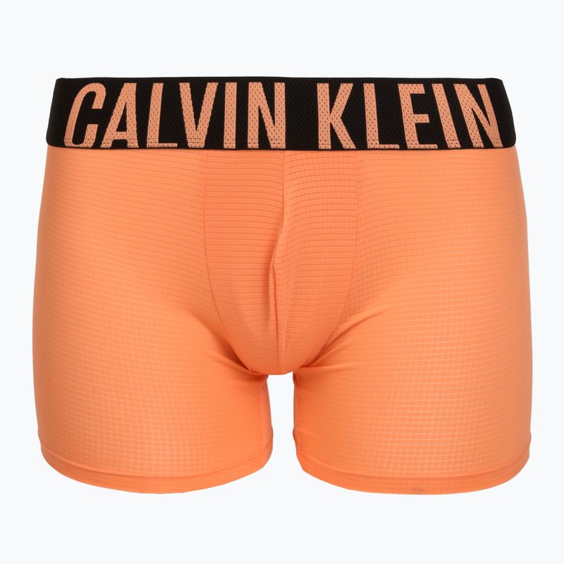Боксерки чоловічі Calvin Klein LV00NB4665 Boxer Brief black/olive night/orange frosting 2