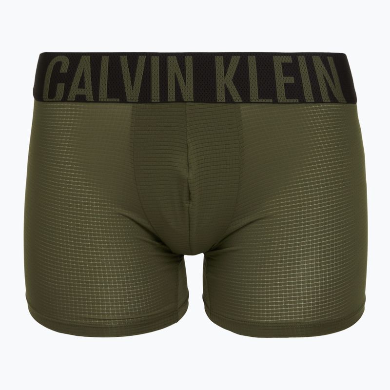 Боксерки чоловічі Calvin Klein LV00NB4665 Boxer Brief black/olive night/orange frosting 6