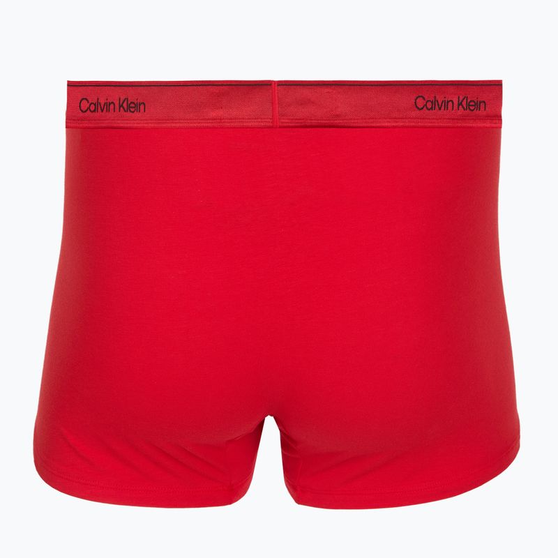Боксерки чоловічі Calvin Klein LV00NB4575 Trunk black/goji berry/black 4