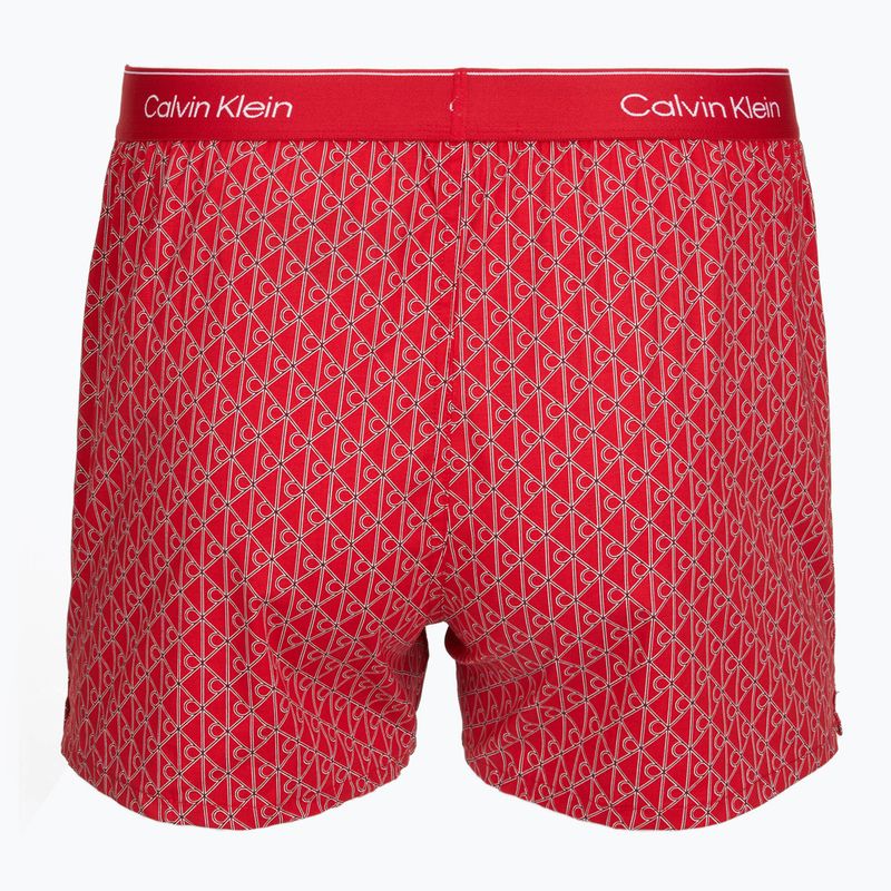 Боксерки чоловічі Calvin Klein LV00NB4727 Boxer Slim black/prep emblem goji berry/grisai 3