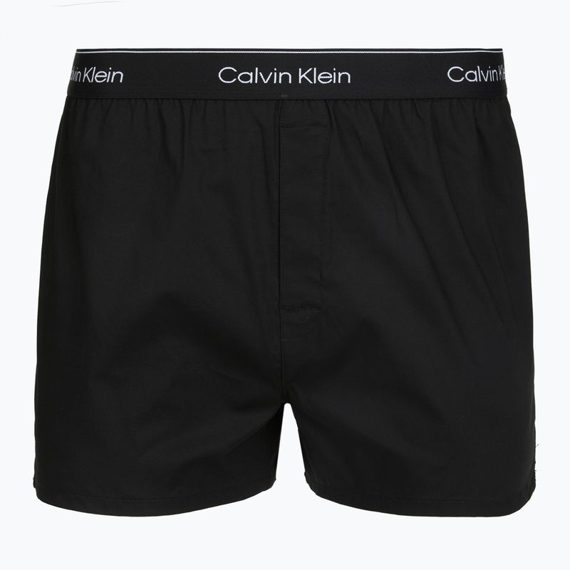 Боксерки чоловічі Calvin Klein LV00NB4727 Boxer Slim black/prep emblem goji berry/grisai 6
