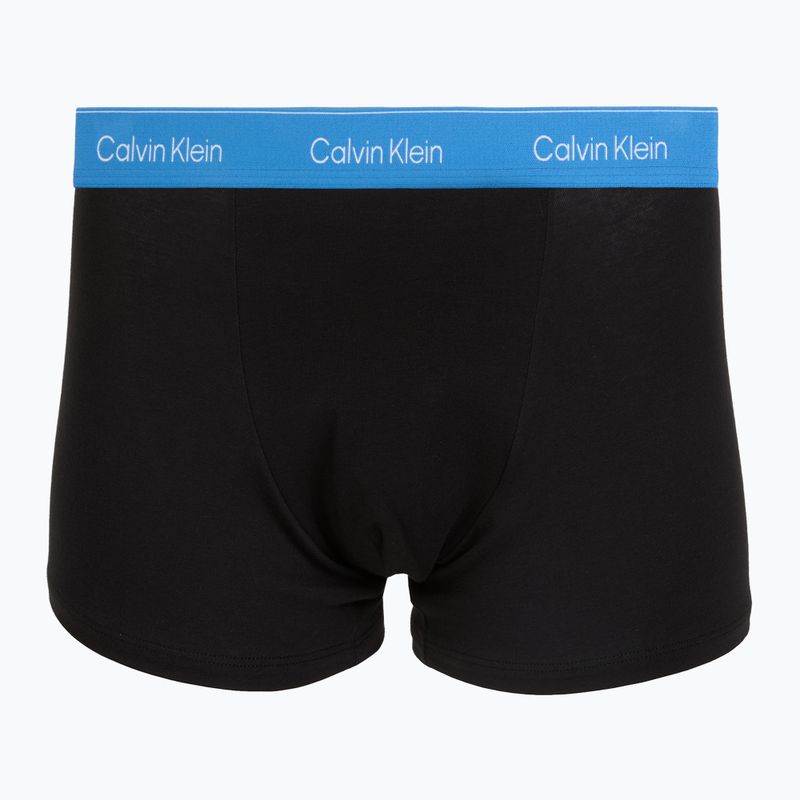Боксерки чоловічі Calvin Klein LV00NB4286 Relaxed Fit Trunk black bodies w/ poseidon blue/plein 3