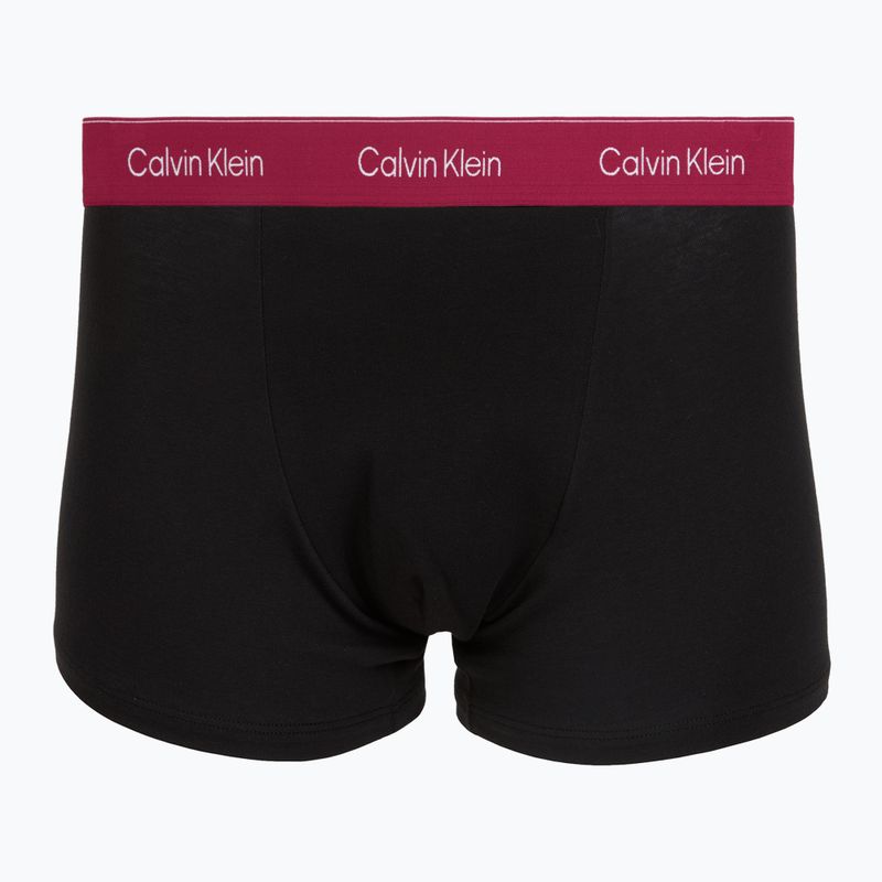Боксерки чоловічі Calvin Klein LV00NB4286 Relaxed Fit Trunk black bodies w/ poseidon blue/plein 4
