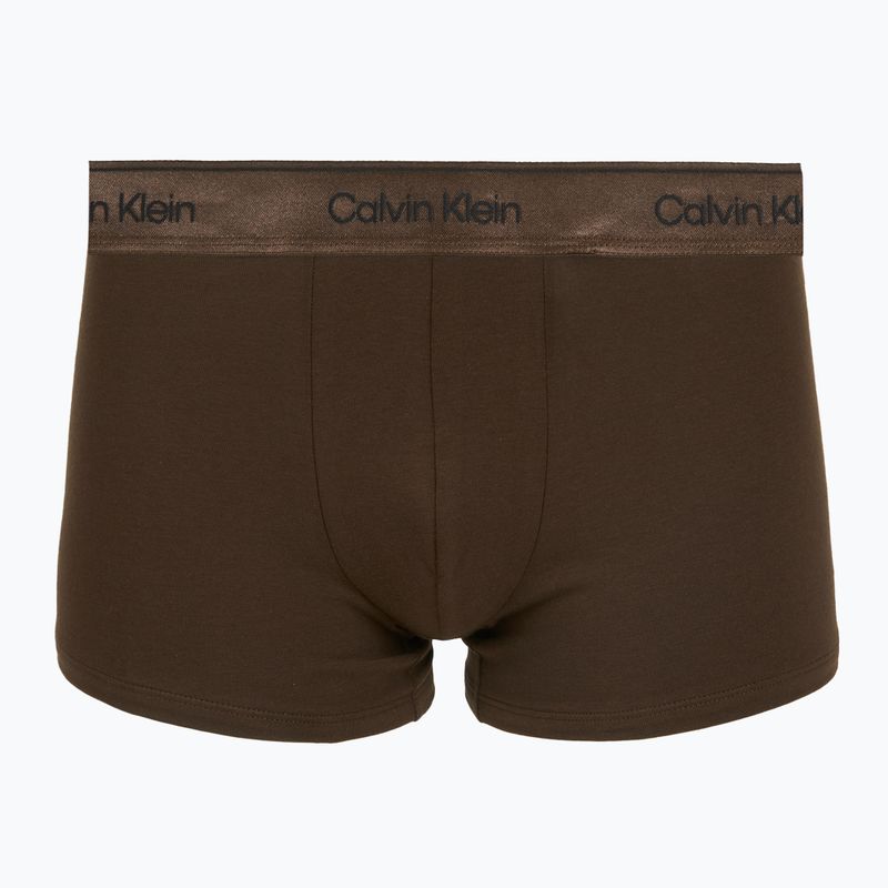 Боксерки чоловічі Calvin Klein LV00NB4575 Trunk black/brown cork/river sand 3