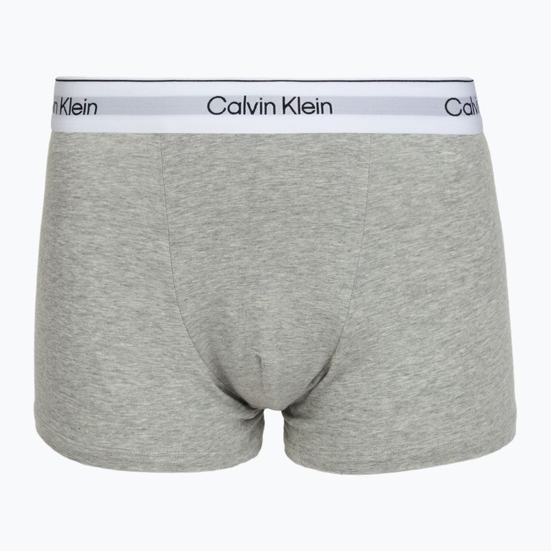 Боксерки чоловічі Calvin Klein LV00NB4437 Relaxed Fit Trunk grey heather/black/classic white 5