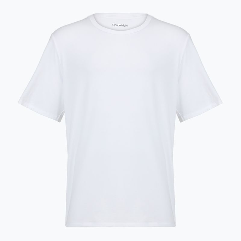Футболка чоловіча Calvin Klein LV00NB4185 Crew Neck black w/ white emb/white w/ black e 2
