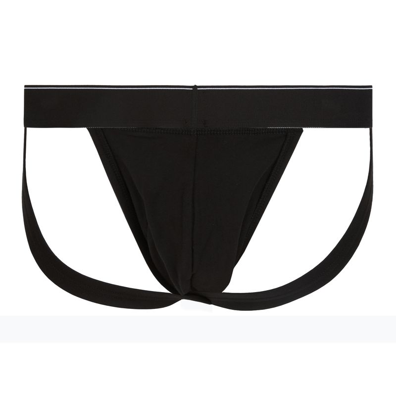 Труси чоловічі Calvin Klein LV00NB4644 Jock Strap black bodies w/ granite gray/poseid 5