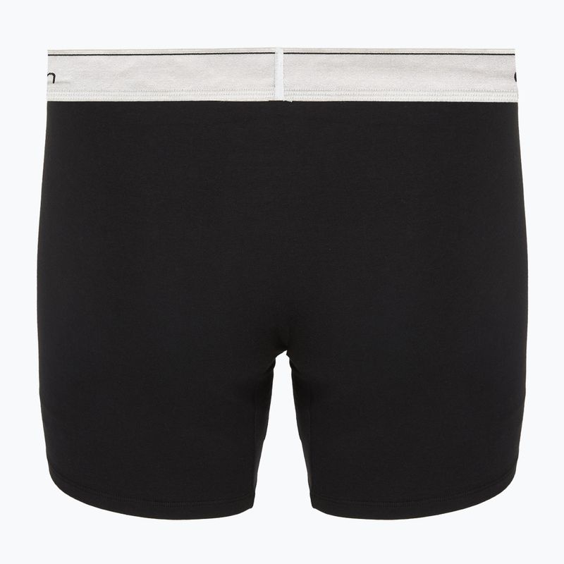 Боксерки чоловічі Calvin Klein LV00NB4731 Boxer Brief black w/ silver haze wbs 3