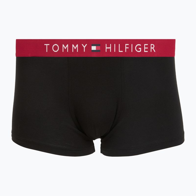 Боксерки чоловічі Tommy Hilfiger Trunk WB 3 pack medium red/rasp juice/burgundy 3