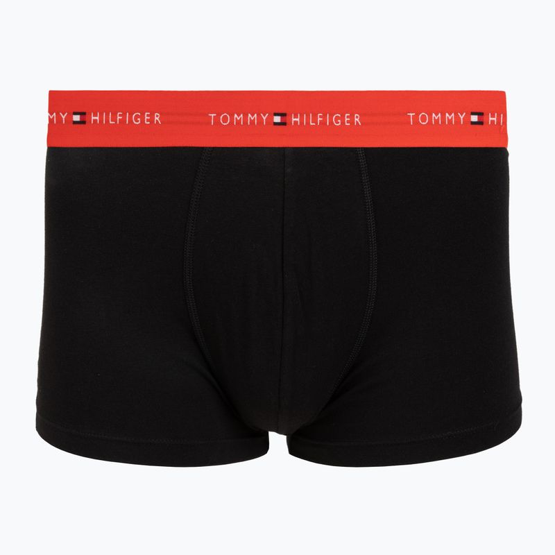 Боксерки чоловічі Tommy Hilfiger Trunk WB 5 pack black/fr red/bon pk/als green/no blue 3