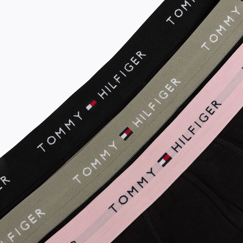 Боксерки чоловічі Tommy Hilfiger Trunk WB 3 pack utility sage/black/bonita pink 6