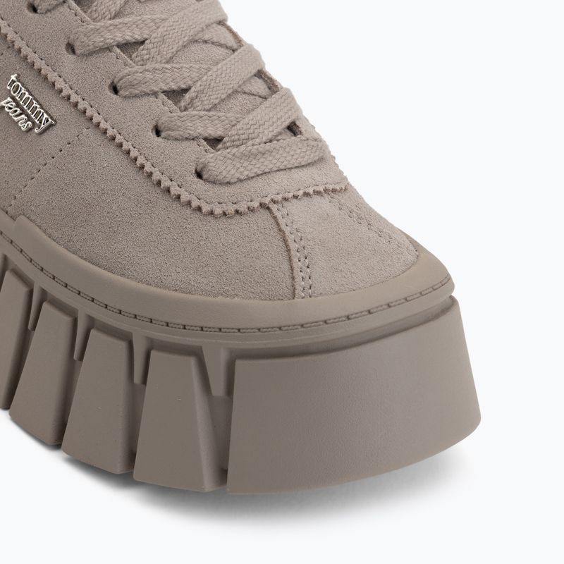 Взуття жіноче Tommy Hilfiger TJW Platform Sneaker Suede limeston dust 7