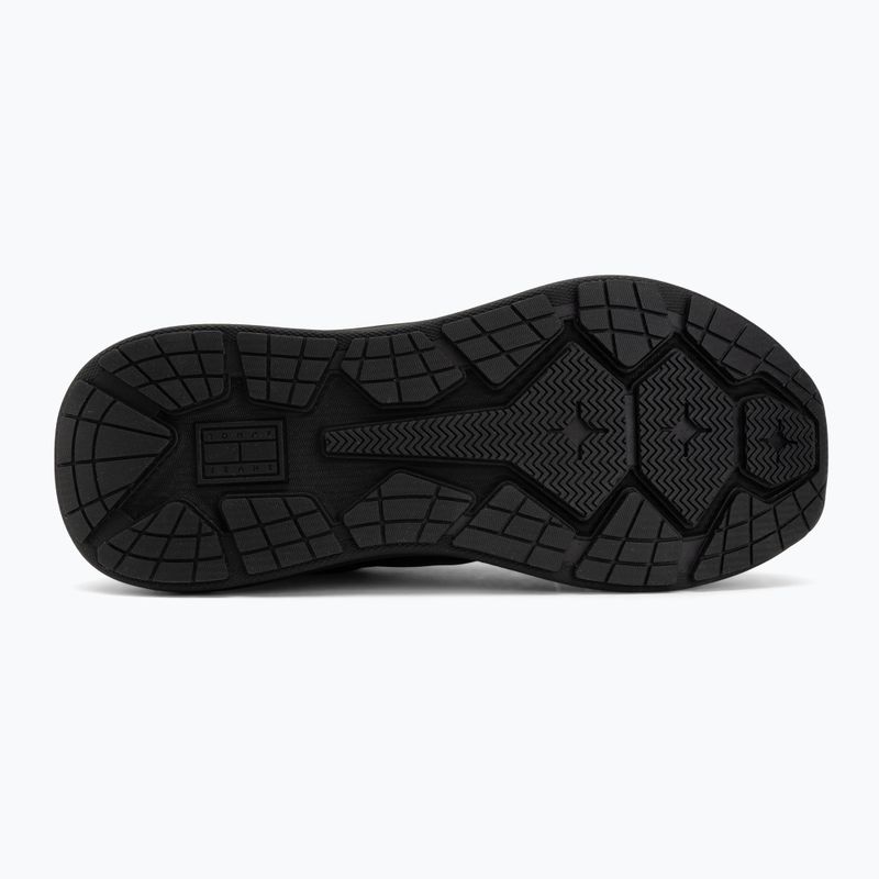 Взуття чоловіче Tommy Jeans Runn Leather triple black 4